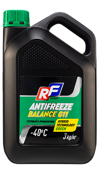 17462N RUSEFF Антифриз ANTIFREEZE Balance G11 40 (3кг.)зеленый